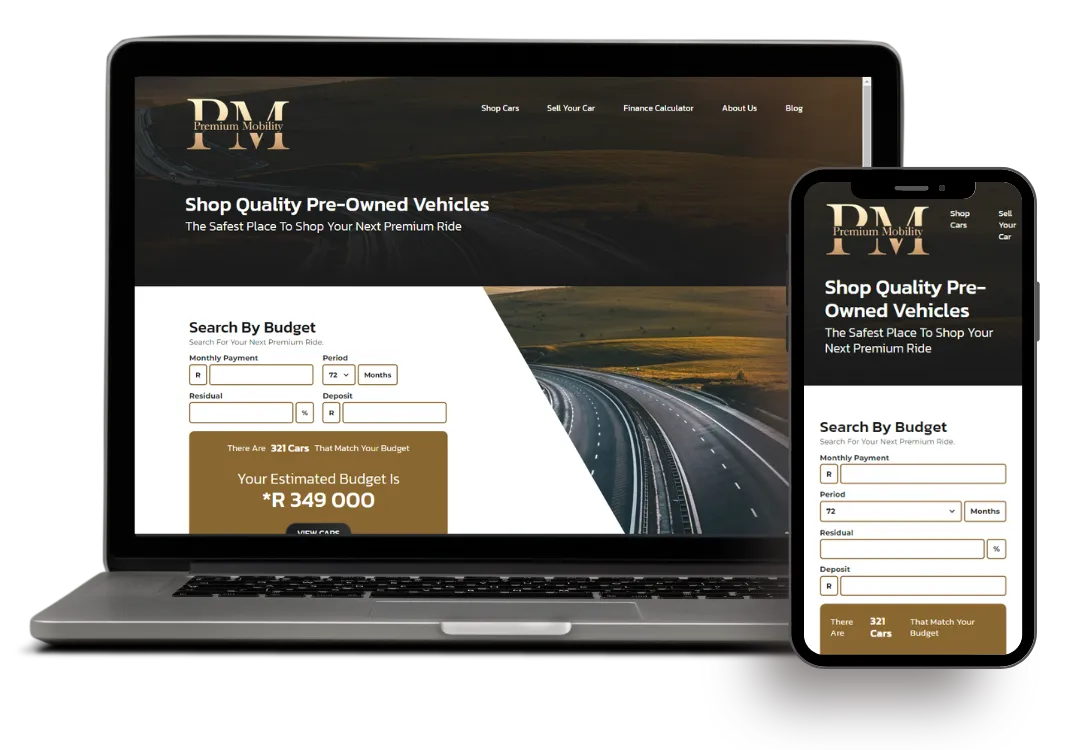 graphical user interface, website